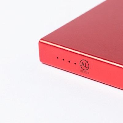 Power bank in alluminio riciclato - Alu recycled bank cod. PF306