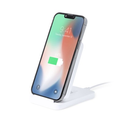 Caricatore wireless pieghevole in bambù e abs - Foldable charger cod. PF331