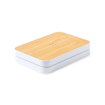 Caricatore wireless pieghevole in bambù e abs - Foldable charger cod. PF331