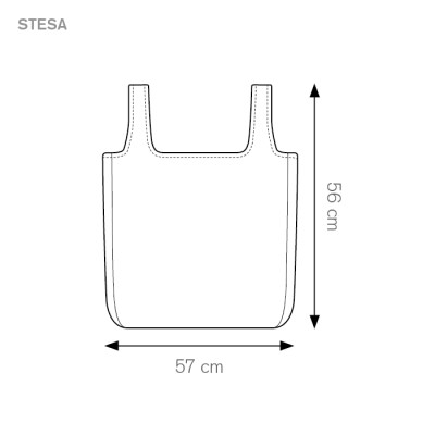 Borsa shopping nylon 210d - Tracy cod. PG106