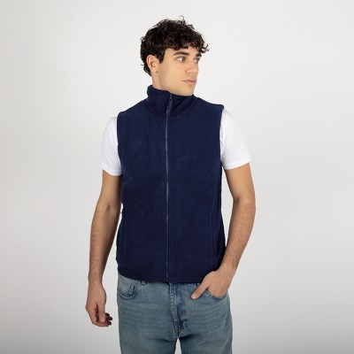 Gilet in pile antipilling con collo a lupetto - Finlandia cod. PM540