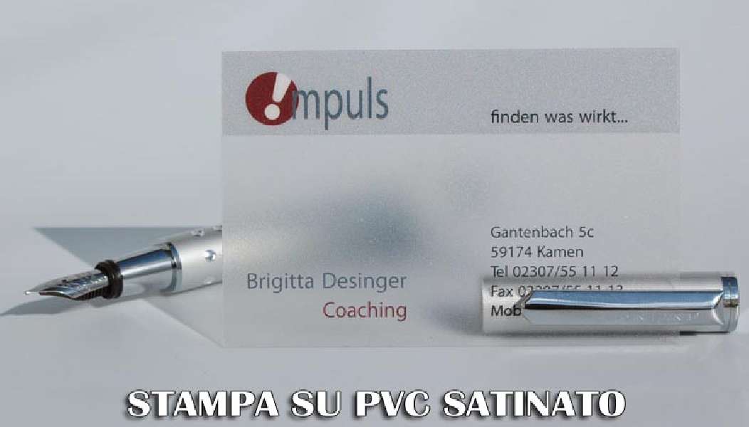 Biglietti da visita in PVC o materiale speciale - FA-7069