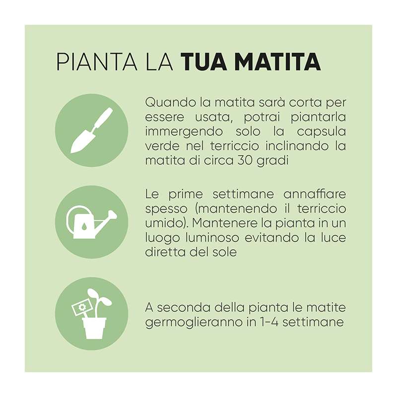 Matite piantabili Pomodoro da personalizzare - cod. PD568