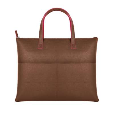 Borsa shopping/portadocumenti bicolore - Finesse cod. CA057
