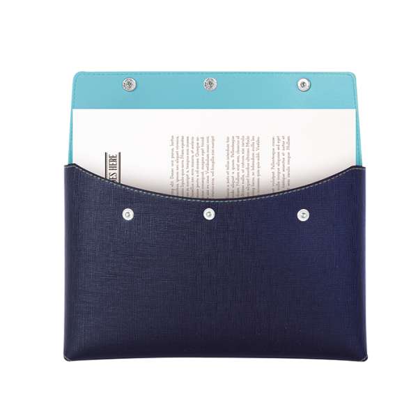 Borsello pochette/portadocumenti bicolore - Pochette cod. CA067