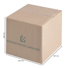 Cartoni doppia onda da serigrafare f.to 20 x 20 x 20h - cod. CR006