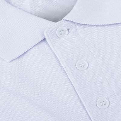Polo mezza manica cotone piquet pettinato, bianco - Miami cod. NK201