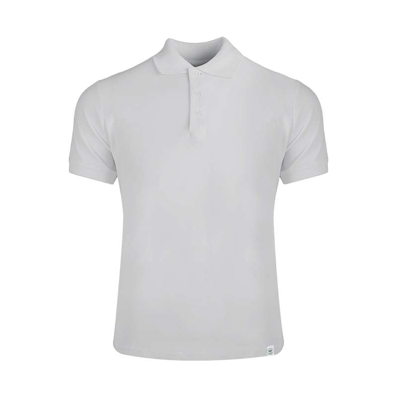 Polo mezza manica cotone biologico piquet stampata