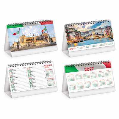 Calendarietti da tavolo Citta' d'italia personalizzabili - cod. PA401