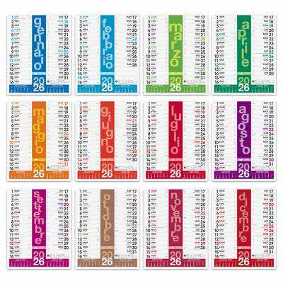 Calendari Olandesi personalizzabili "Colors" - cod. PA430