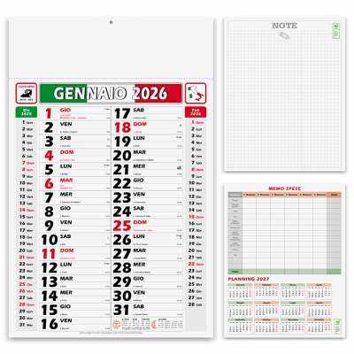 Calendari Olandesi con scritte stampate - cod. PA432