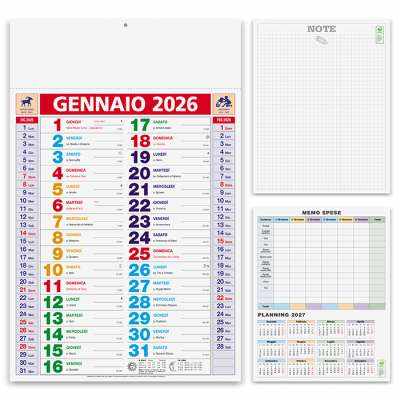 Calendario Olandese multicolor - cod. PA600