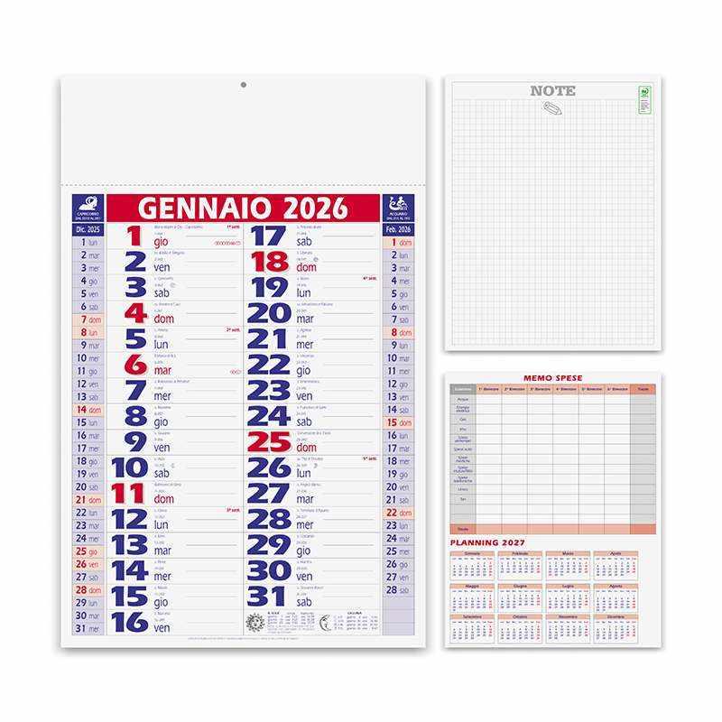 Calendario Olandese personalizzato - cod. PA620