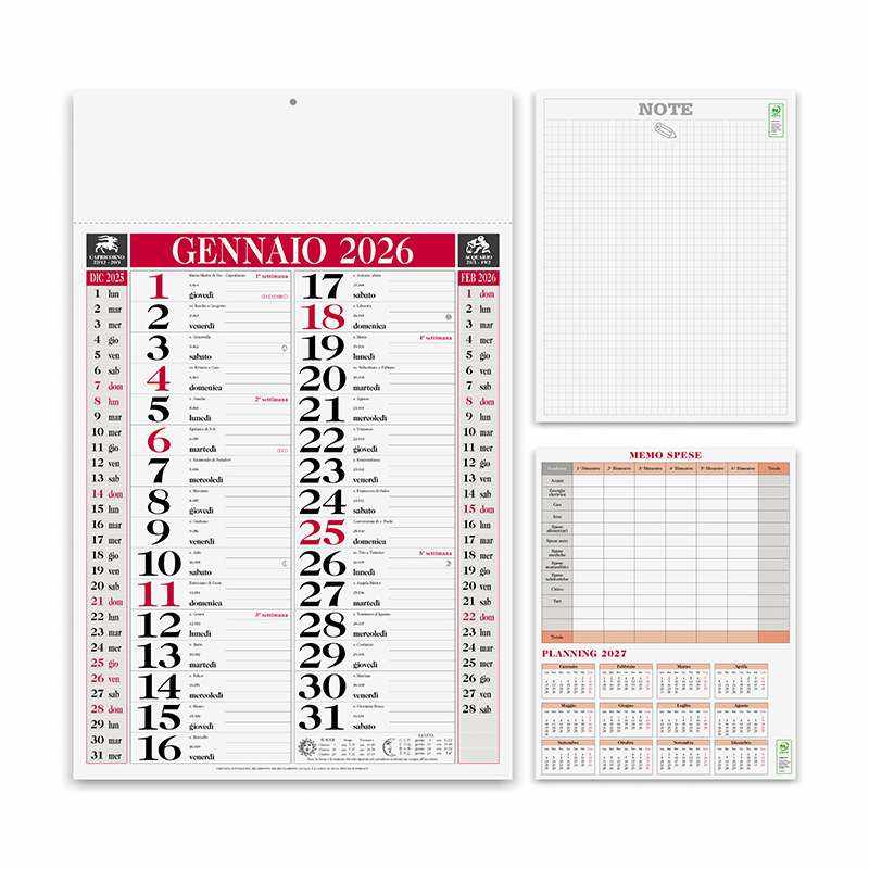 Calendario olandese Classico da personalizzare - cod. PA640