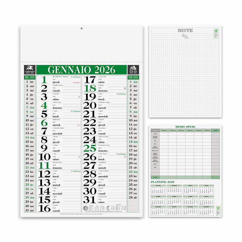Calendario olandese Classico da personalizzare - cod. PA640