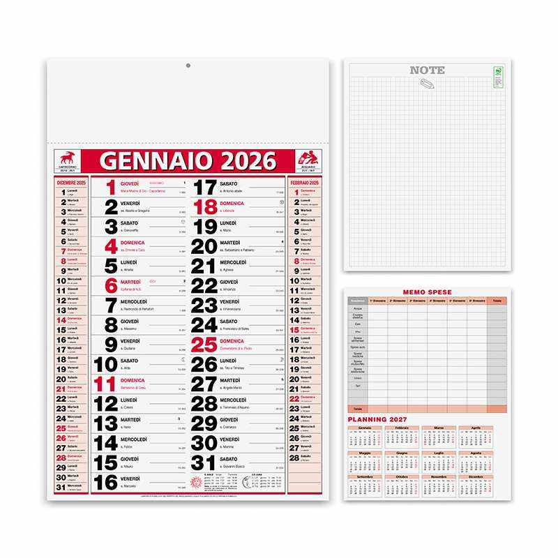 Calendario Olandese mensile Elegant - cod. PA646