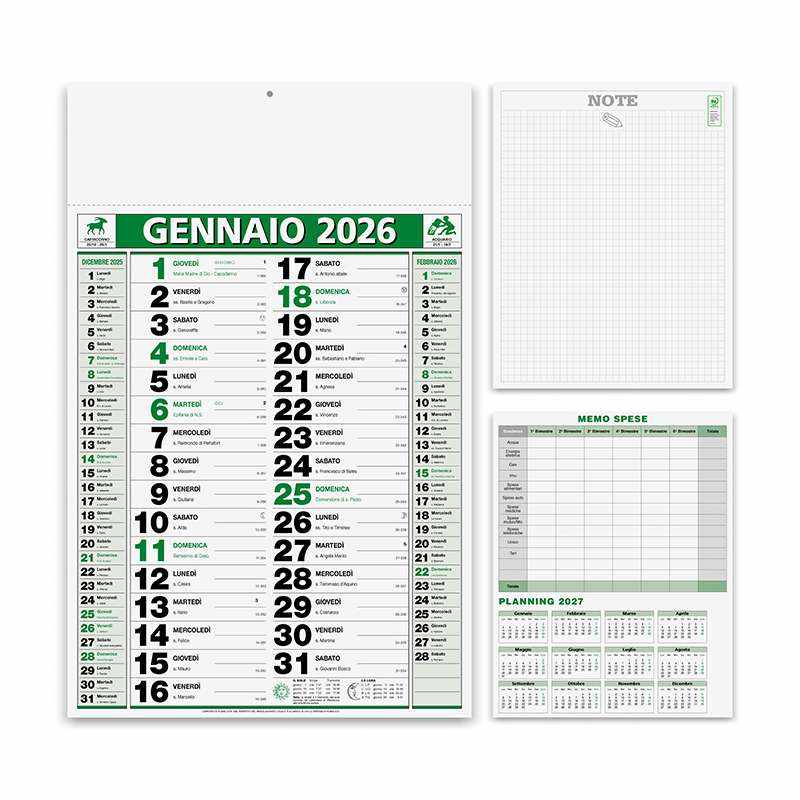 Calendario Olandese mensile Elegant - cod. PA646