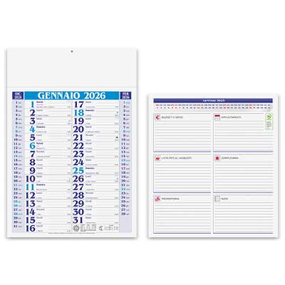 Calendario Olandese mensile - cod. PA650