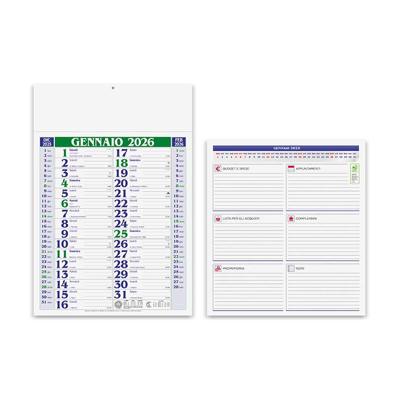 Calendario Olandese mensile - cod. PA650