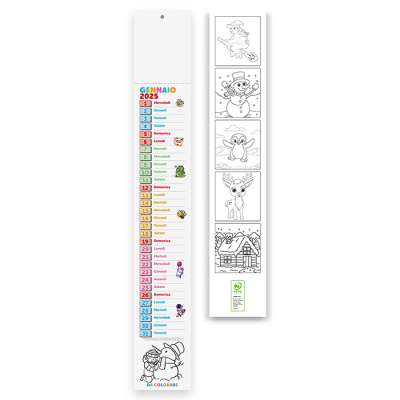 Silhouette mensile 12 fogli - Slim baby cod. PA674