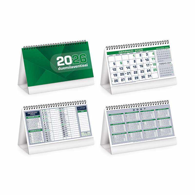 Calendarietti da tavolo personalizzabili - cod. PA710
