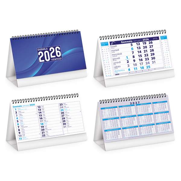 Calendarietti da tavolo personalizzati - cod. PA715
