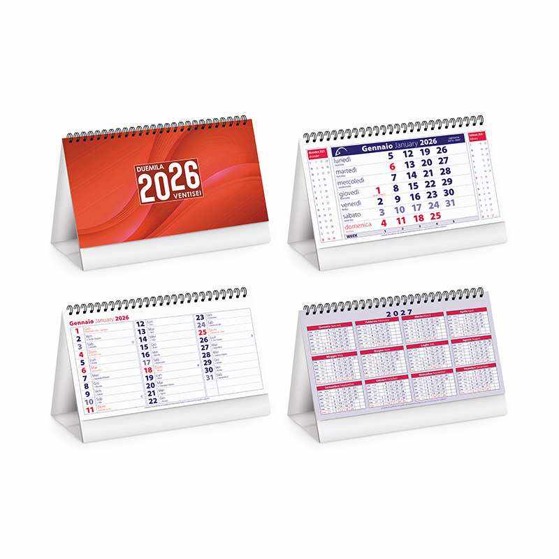 Calendarietti da tavolo personalizzati - cod. PA715