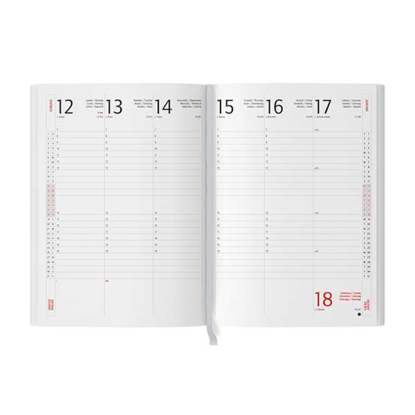 Chiusura con cerniera - Agenda borsello cod. PB073SET