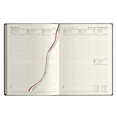 264 pagine carta avorio con stampa a 1 colore - Manager settimanale cod. PB256