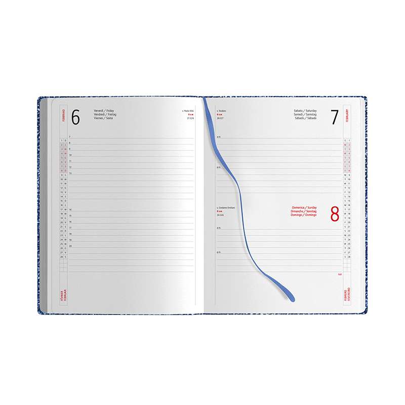Agenda giornaliera con Tasca anteriore - cod. PB263