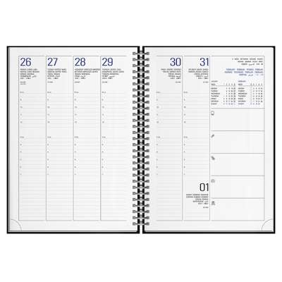 Agenda settimanale 128 pag - Spiral printflex settimanale cod. PB380