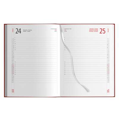 Agende personalizzate giornaliere con copertina gommata - cod. PB510
