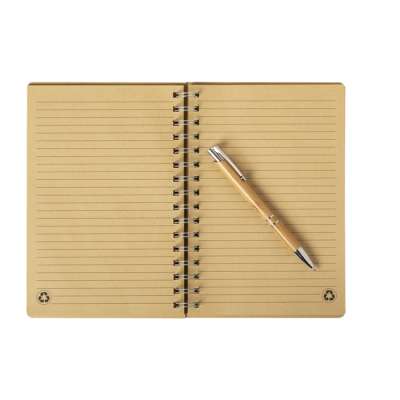 Parure notes bamboo e penna - Parure bamboo cod. PB577