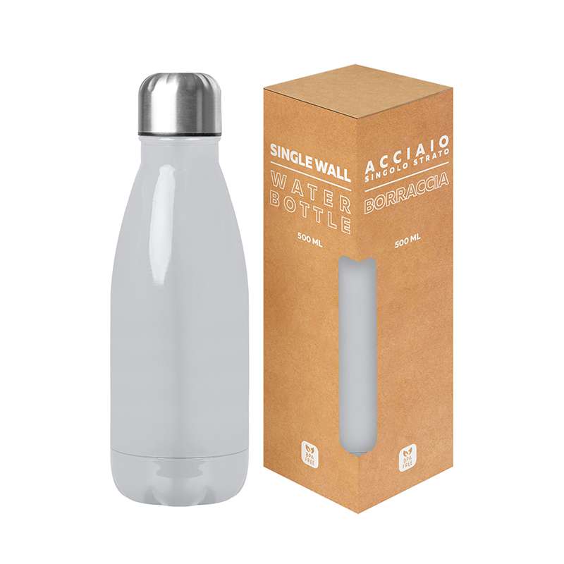 Borraccia in acciaio personalizzabile da 500 ml - cod. PC411