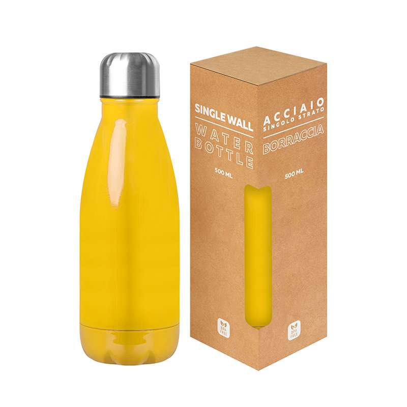 Borraccia in acciaio personalizzabile da 500 ml - cod. PC411