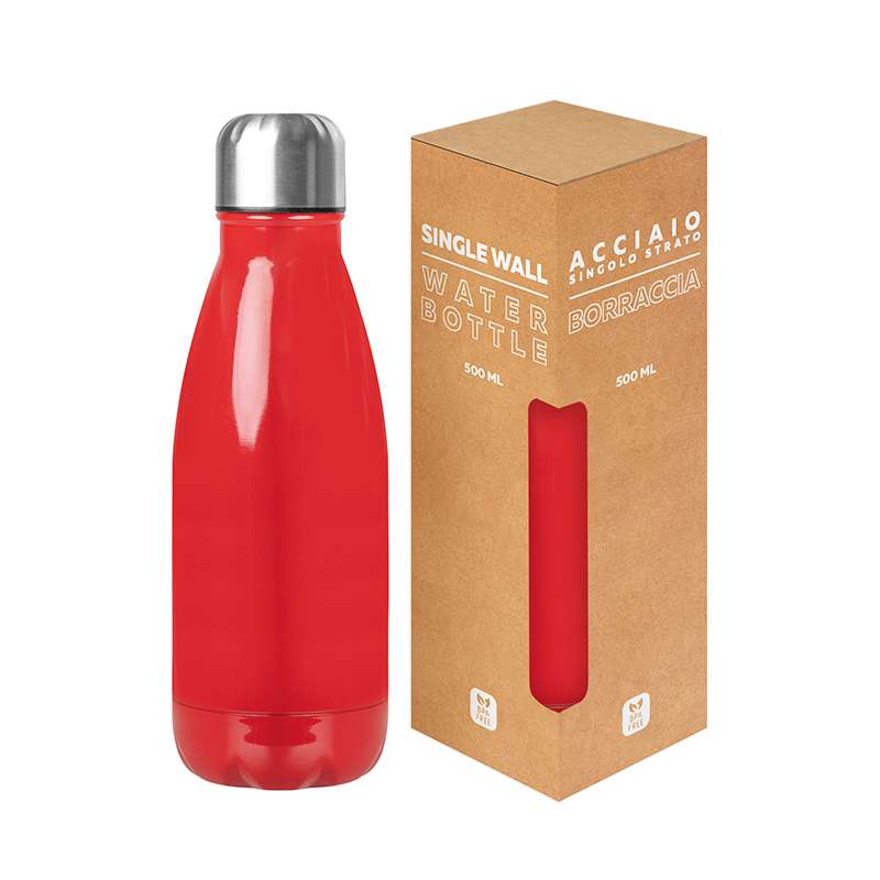 Borraccia in acciaio personalizzabile da 500 ml - cod. PC411