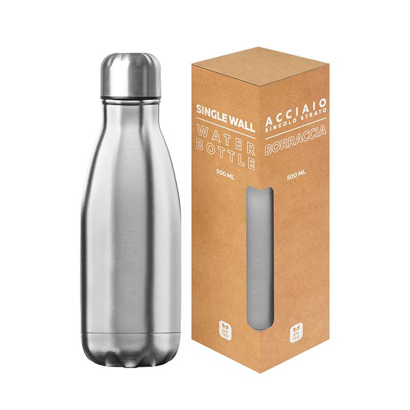 Borraccia in acciaio personalizzabile da 500 ml - cod. PC411