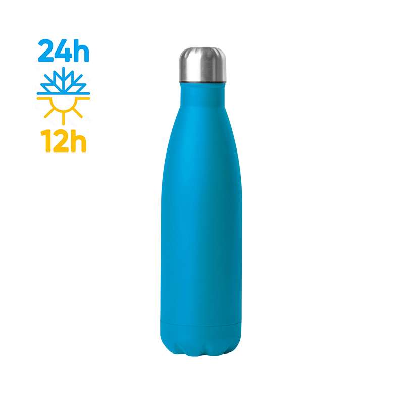 Borraccia termica acciaio 500 ml doppio strato 304+201 - Steel mat bottle 500 cod. PC414