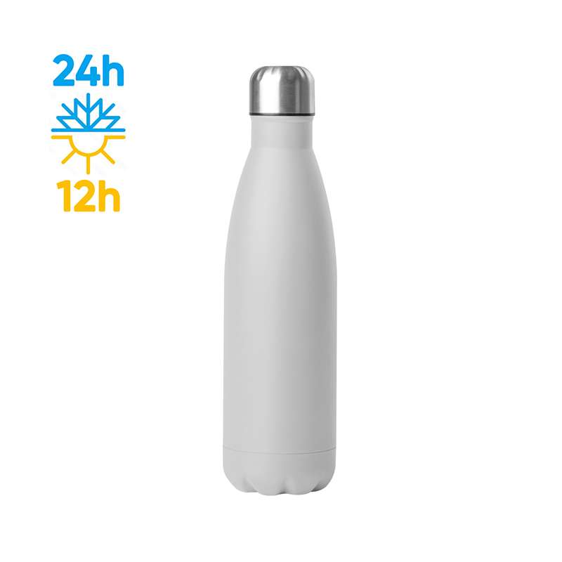 Borraccia termica acciaio 500 ml doppio strato 304+201 - Steel mat bottle 500 cod. PC414