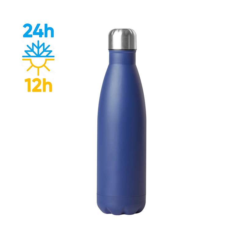 Borraccia termica acciaio 500 ml doppio strato 304+201 - Steel mat bottle 500 cod. PC414