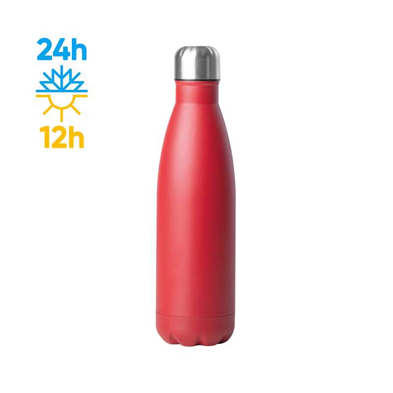 Borraccia termica acciaio 500 ml doppio strato 304+201 - Steel mat bottle 500 cod. PC414