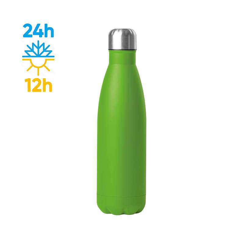 Borraccia termica acciaio 500 ml doppio strato 304+201 - Steel mat bottle 500 cod. PC414