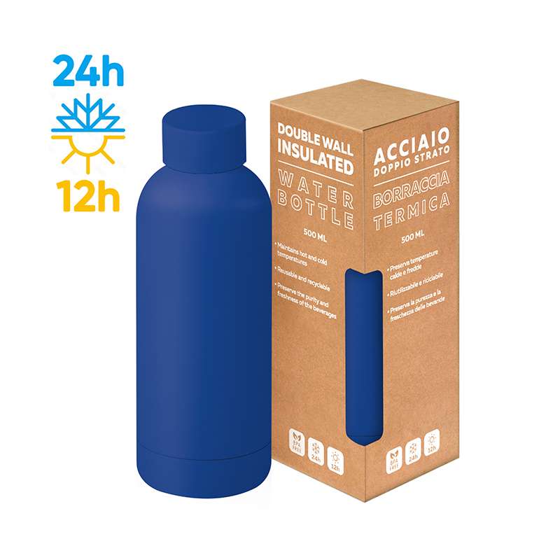 Borraccia in acciaio promozionale da 500 ml - cod. PC415