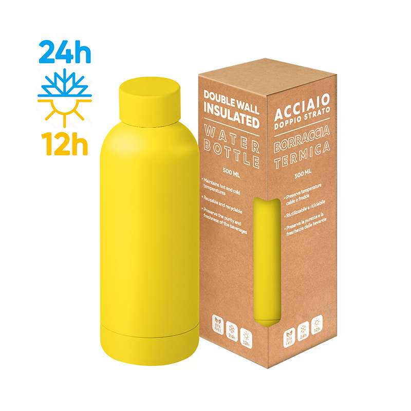 Borraccia in acciaio promozionale da 500 ml - cod. PC415