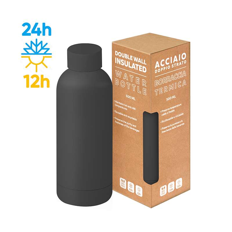 Borraccia in acciaio promozionale da 500 ml - cod. PC415