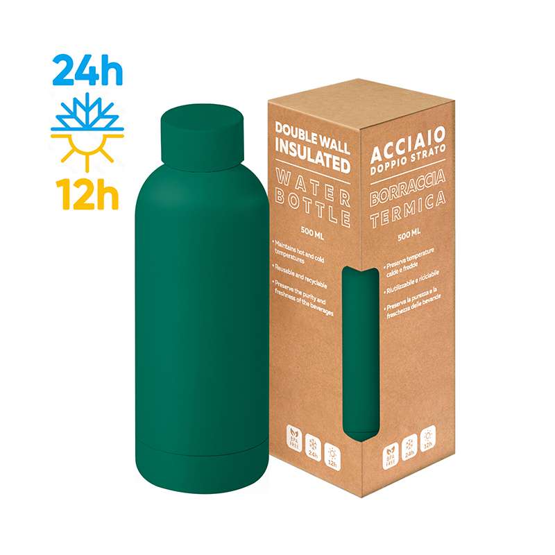 Borraccia in acciaio promozionale da 500 ml - cod. PC415