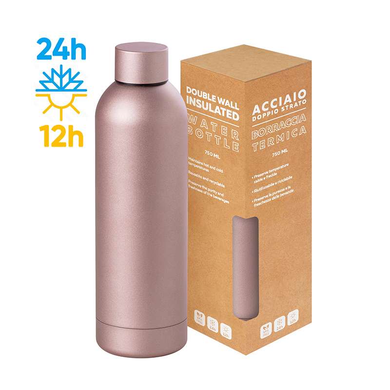 Borraccia in acciaio inox 304/201 - Metamat 750 cod. PC419