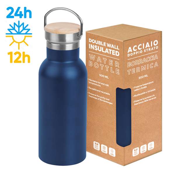 Borraccia in acciaio inox 304/201 - Outdoor bottle 500 cod. PC431