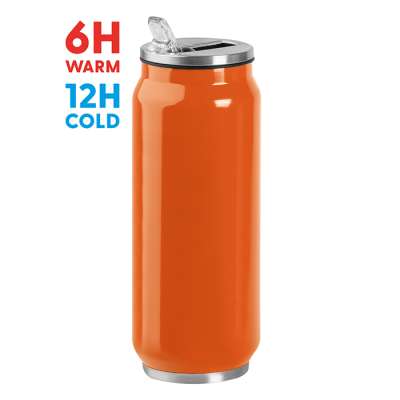 Borraccia termica acciaio 500 ml doppio strato 304+201 - Steel can 500 cod. PC435