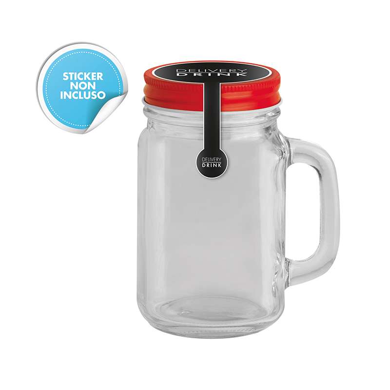 Vasetto in vetro robusto - Jar glass cod. PC478